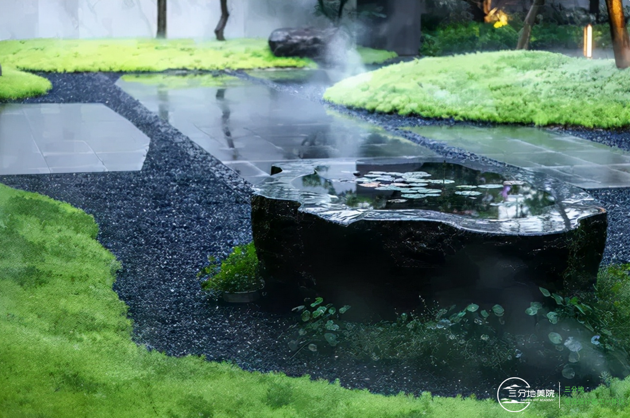 小水景